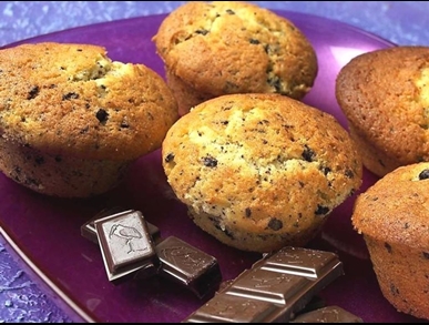 Muffiny s čokoládou             