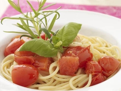 Špagety s cherry rajčaty