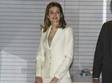 Bílý kalhotový kostým: Španělská princezna Letizia
