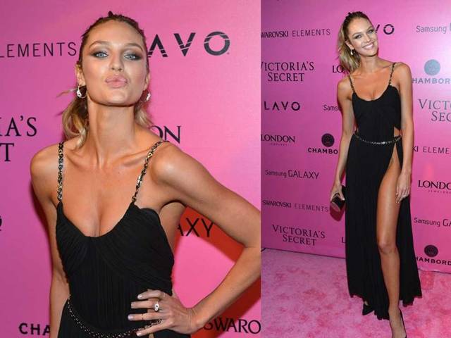 Sexy Candice Swanepoel s obřím rozparkem: Měla ona vůbec kalhotky?!