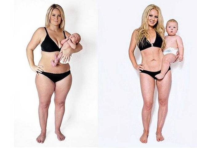 Před a po: Jak hubnou normální ženy po porodu? (FOTO)