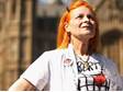 Módní návrhářka Vivienne Westwood.