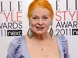 Módní návrhářka Vivienne Westwood.