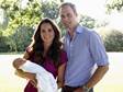 Kate Middleton, princ William, princ George.