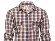 Kostkovaná košile s květovanou podšívkou, New Yorker, 549 Kč.