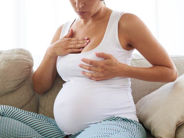 Bolest prsou během těhotenství a co s ní