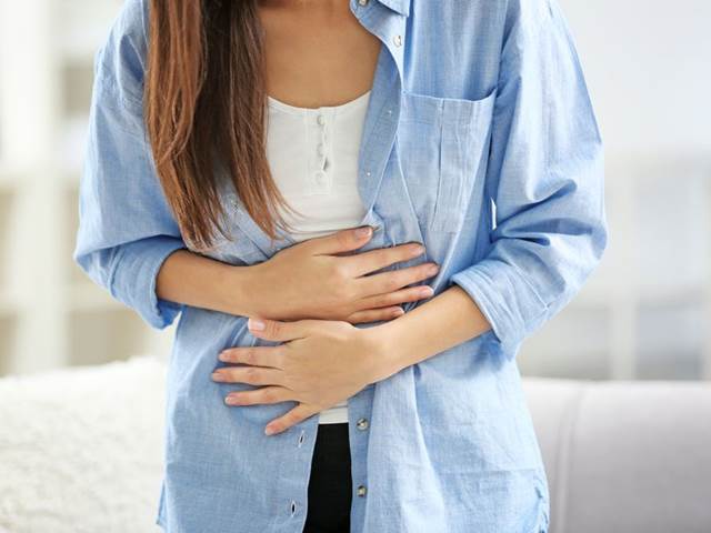 Bolest břicha během menopauzy
