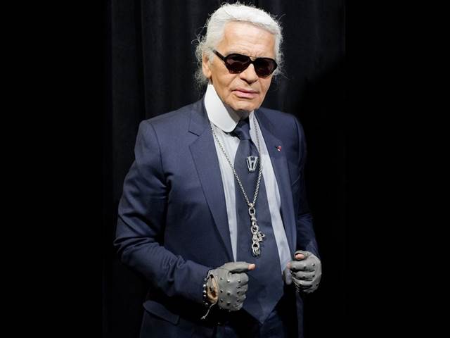 Módní ikona Karl Lagerfeld