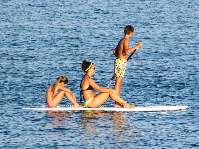 Rodinné paddleboardy