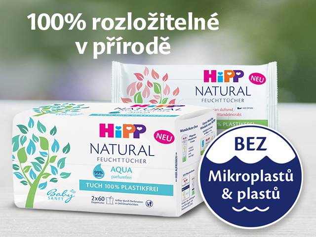 TESTOVÁNÍ: Vlhčené ubrousky HiPP Natural ocení každý dětský zadeček