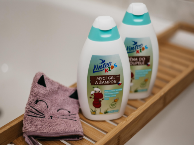 TESTOVÁNÍ: Testujeme mycí gel a šampon Linteo Kids, který každé koupání promění v zábavu