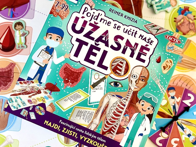 TESTOVÁNÍ: Testujeme deskovou hru Pojďme se učit: Naše úžasné tělo