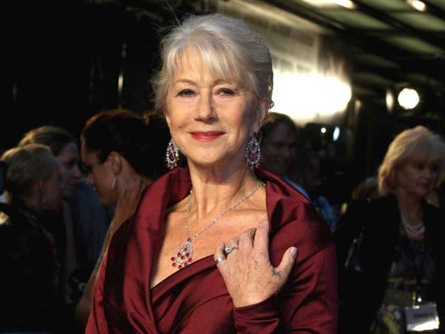 Šestašedesátiletá Helen Mirren - opravdu chic dáma