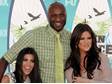 Lamar Odom s manželkou Khloe Kardashian a její sestrou Kourtney.