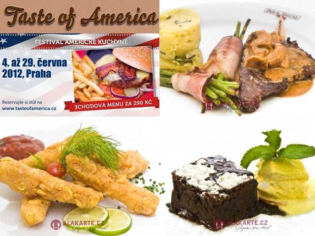 Amerika na talíři: Grilovaný hanger steak, brownies i mozzarellové prsty