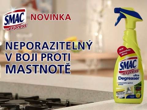 TESTOVÁNÍ: České domácnosti mají nové odmašťovací specialisty SMAC express