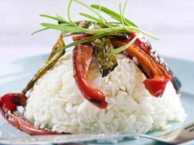 Jasmínová rýže s paprikou