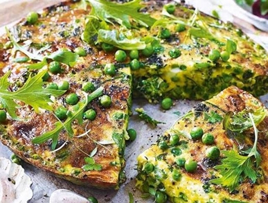 Brokolicová  frittata           