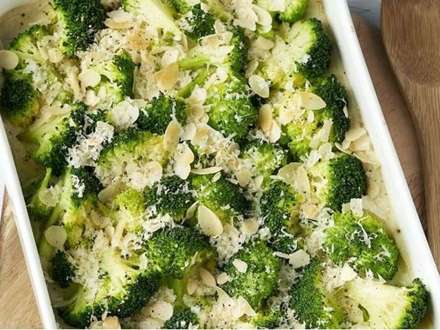Maso zapečené s brokolicí