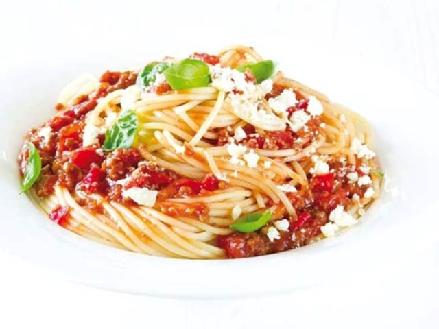 Bleskové boloňské špagety