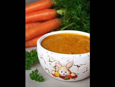 Hustá polévka mrkvová