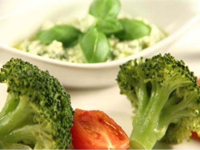 Brokolice se sýrovým krémem